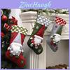 Large Christmas Stocking Gnome Santa Claus Candy Gift Bag For Festive Holiday Decor