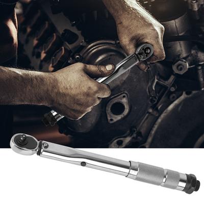 5-25Nm Micrometer Auto Motorfiets Demontagegereedschap Professionele Verstelbare Momentsleutel 1/4'' Aandrijving Sleutel Handgereedschap 3/8'' Adapter
