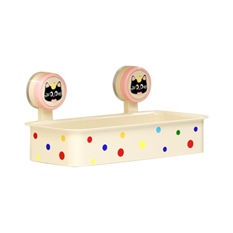 Bathroom Tissue Box Non-perforated Storage Box Toilet Tissue Box Wall-mounted Bathroom Suction Cup Shelf