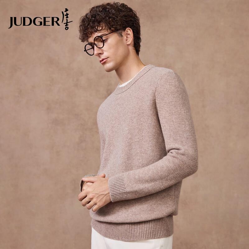 

Judger Men s Pure Wool Round Neck Pullover Sweater