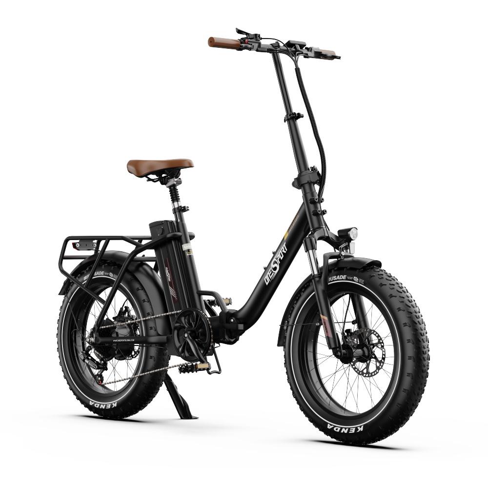 ONESPORT OT16Max 48V 500W Folding City Commuter Electric Bike, 20-inch, 48V 18AH battery, maximum range up to 120km.