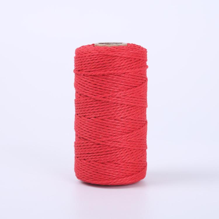 Biały Sznurek, Bawełniany Sznurek Cukierniczy, 328 Stóp 2 MM Naturalnie Biały Bawełniany Sznurek do Rękodzieła, Sznurek do Pakowania Prezentów, Wystrój Domu