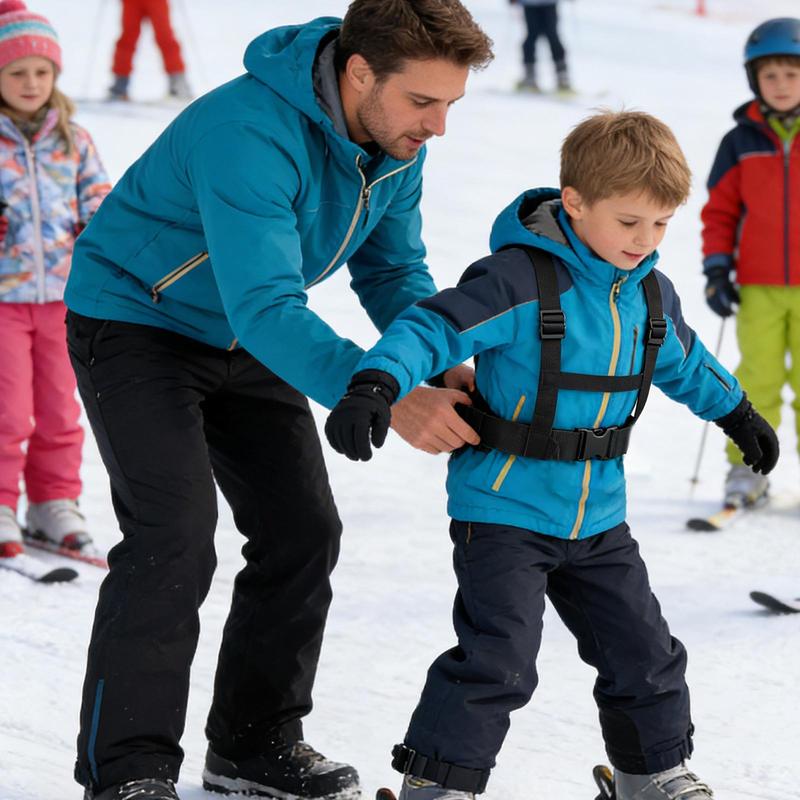 Ski Harness For Kids Safe Adjustable Training Leash Snowboarding Traction Snowboard Safety Harness Trainer For Family Friends