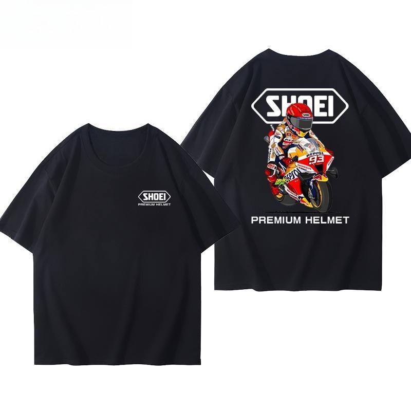 

Шлем Shoei Периферийный Локомотив Мужская и Женская Мотоциклетная Летняя Дышащая Футболка с Коротким Рукавом для Бездорожья S