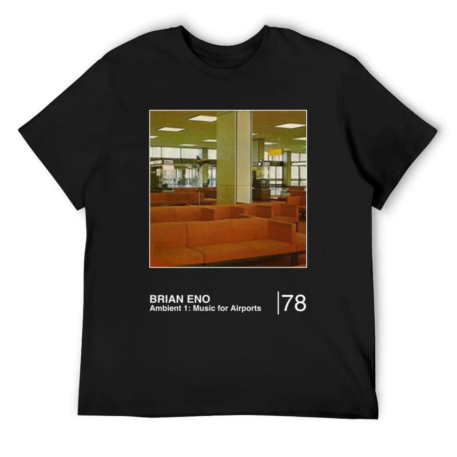 

Brian Eno T-Shirt T-shirts man Aesthetic clothing graphic shirts Men s t-shirts XXXXXL чорний