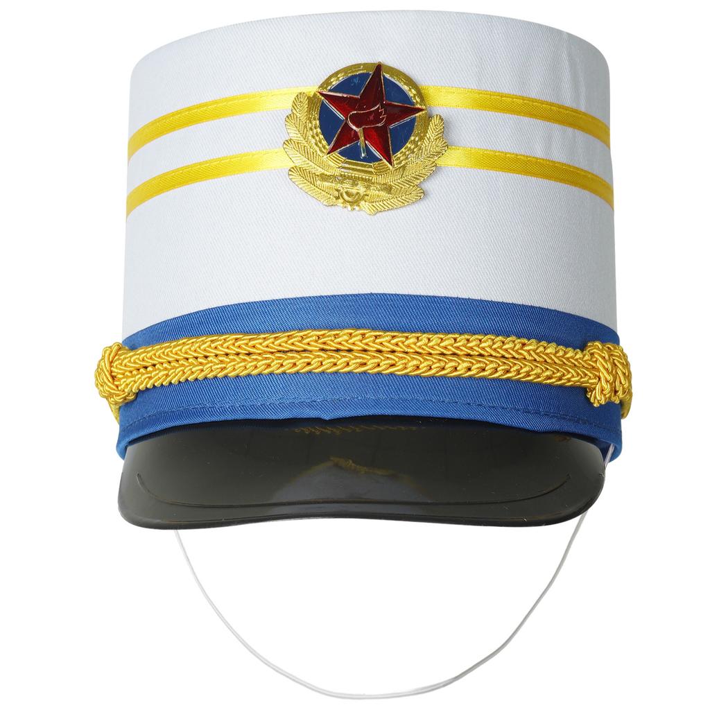 Barnleksak Soldat Trumhatt Star Badge Fancy Dress Cosplay Militärdräkt Keps