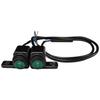 Universal Motorcycle Light Switches Mount with Green LED Indicator Hassle Free Setups Bike Handlebar Light Control Switches