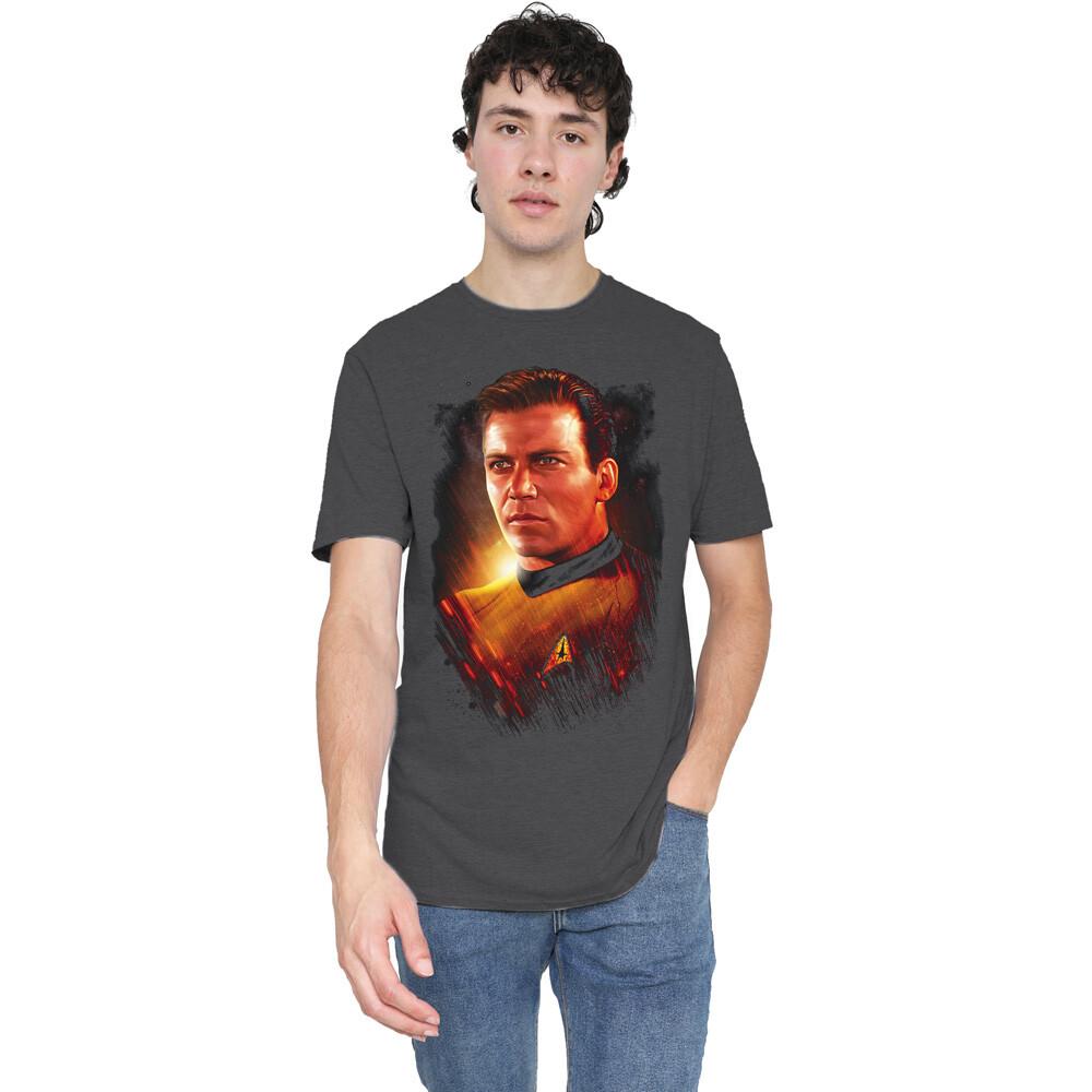 Star Trek Epic Kirk T-Shirt S-3XL Charcoal XXXXL