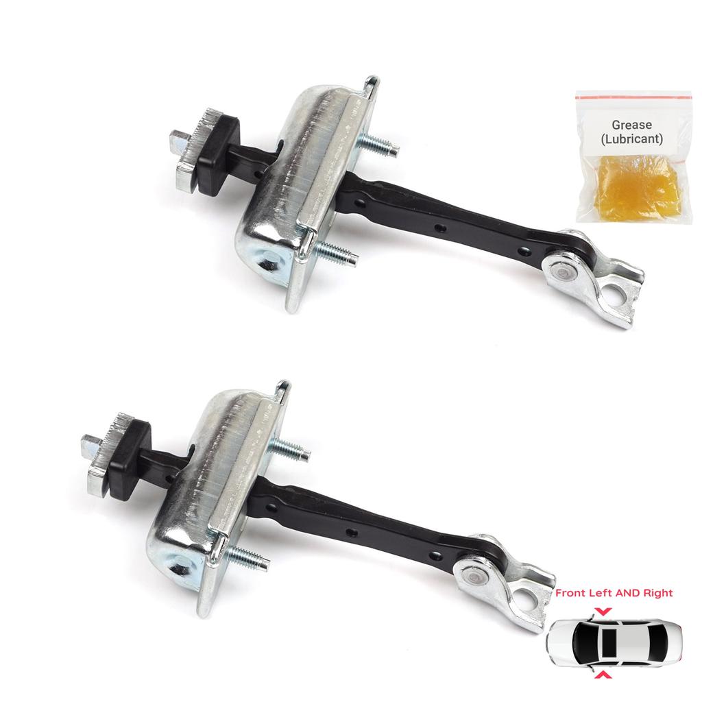 EDP1246-1 2 Pieces Front Left AND Right Door Catch Hinge Brake Stop Check Strap Limiter for Vauxhall Opel Adam M13 2012-2019 13412690 
