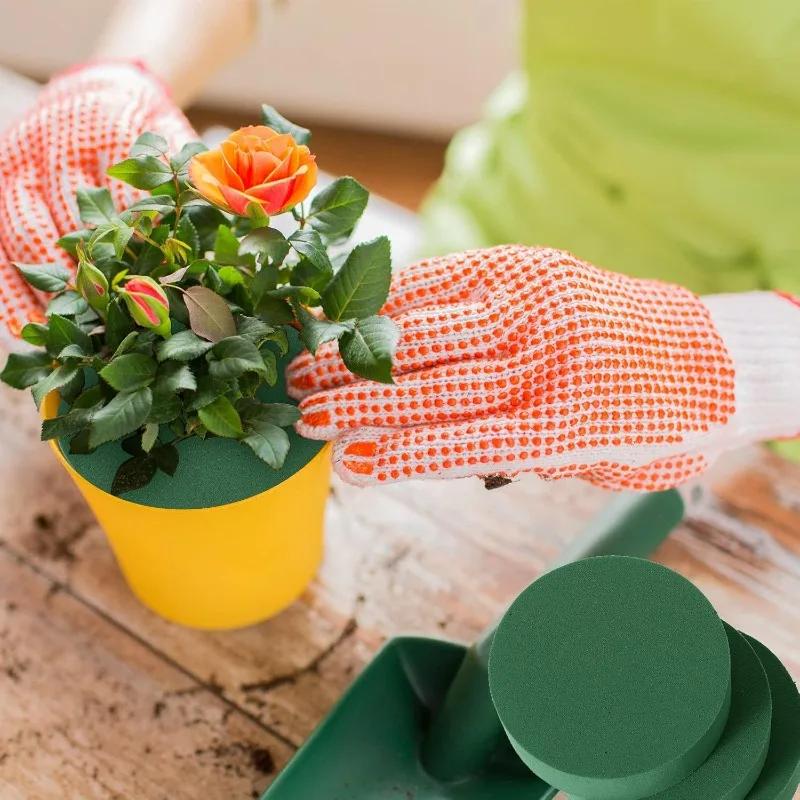 Wholesale Floral Foam Bricks Artificial Fresh Flowers Dry Wet Flower Mud Foam Blocks Wedding Party Decor DIY Arrangement Kits