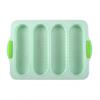 New 4-slot Open Silicone Bread Mold Non-Stick Bread Silicone Mould French Baguette Mold Baking Pans For Kitchen Baking Tool