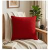 Decorative Cushion - EDEN - 40 X 40 Cm - Terracotta (red) - Polyester - Uni