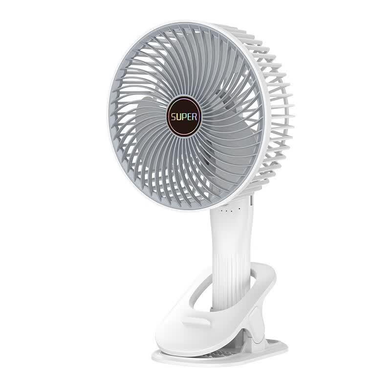 ZISIZ Rechargeable Mini Multifunctional Clip Fan