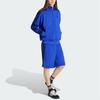 adidas Pánská bunda Originals s plným zipem, stojáčkem a dlouhým rukávem, volného střihu, modrá JY1346