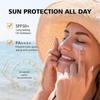3 PIEZAS Gel Solar Acuoso con Ácido Hialurónico, Protector Solar de Verano, Crema Solar Natural con Ácido Hialurónico SPF50+ PA++++ 50ml, Esencia de Agua Facial Hidratante Profunda