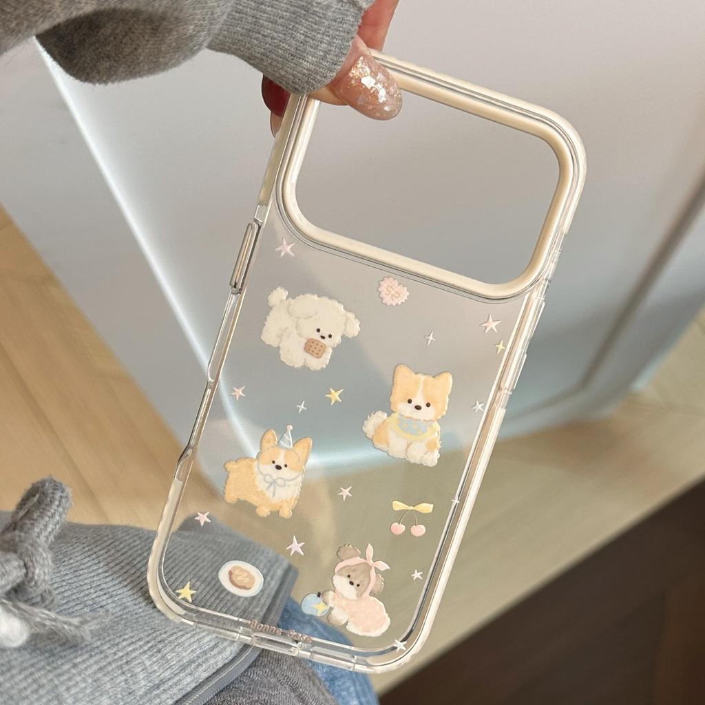 Cute Puppy Phone Case for iPhone 16, iPhone 17, and iPhone 17 Pro Max