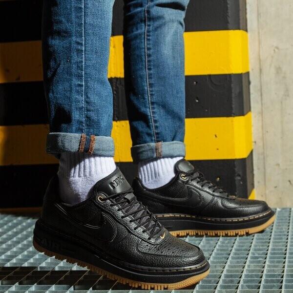 Sneakers Nike Air Force 1 Luxe Black/bucktan/gum Yellow/black