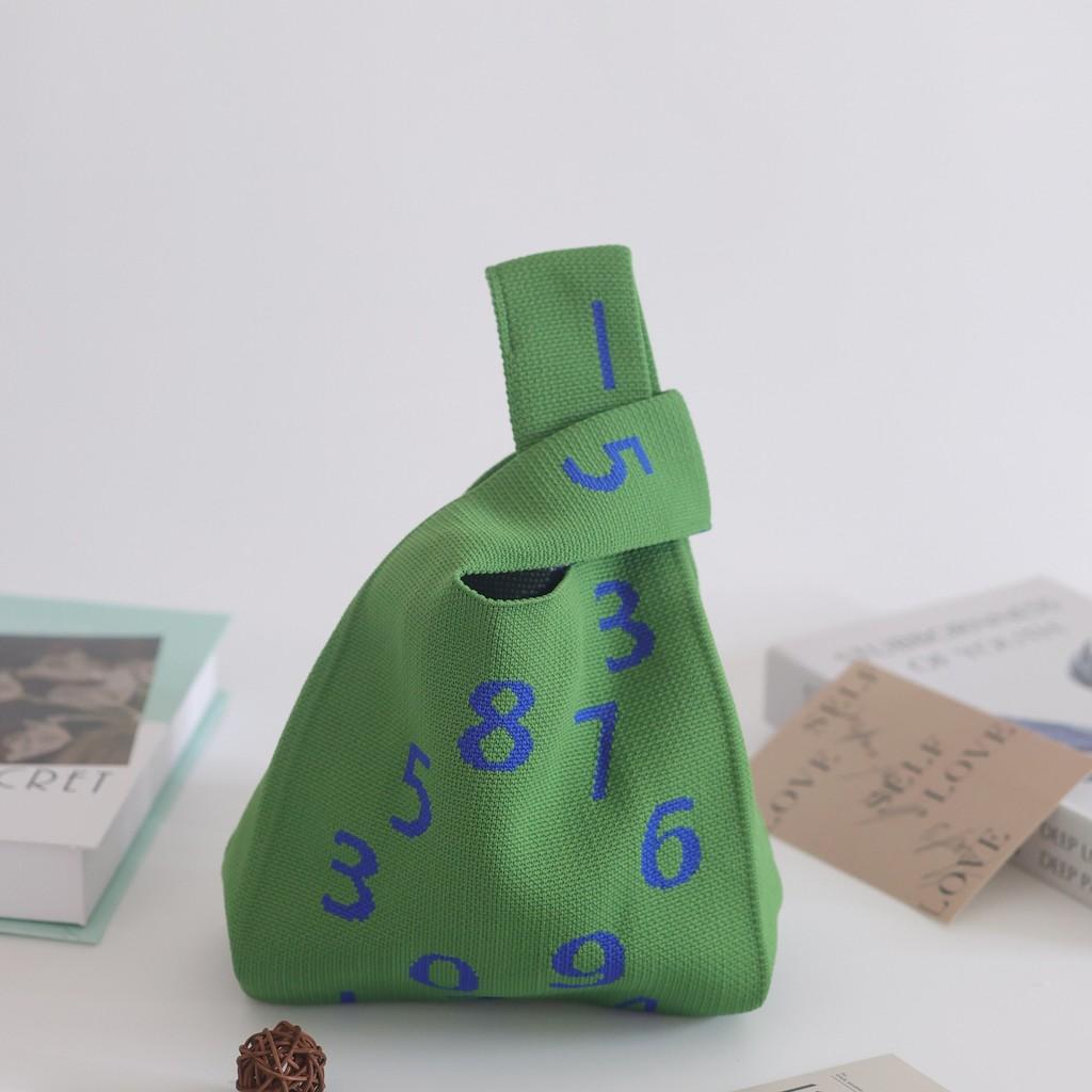 Trendy Knit Bucket Bag For Women Soft And Spacious Tote Bag With Eye-catching Patterns Ideal For Daily Wear And Gifts