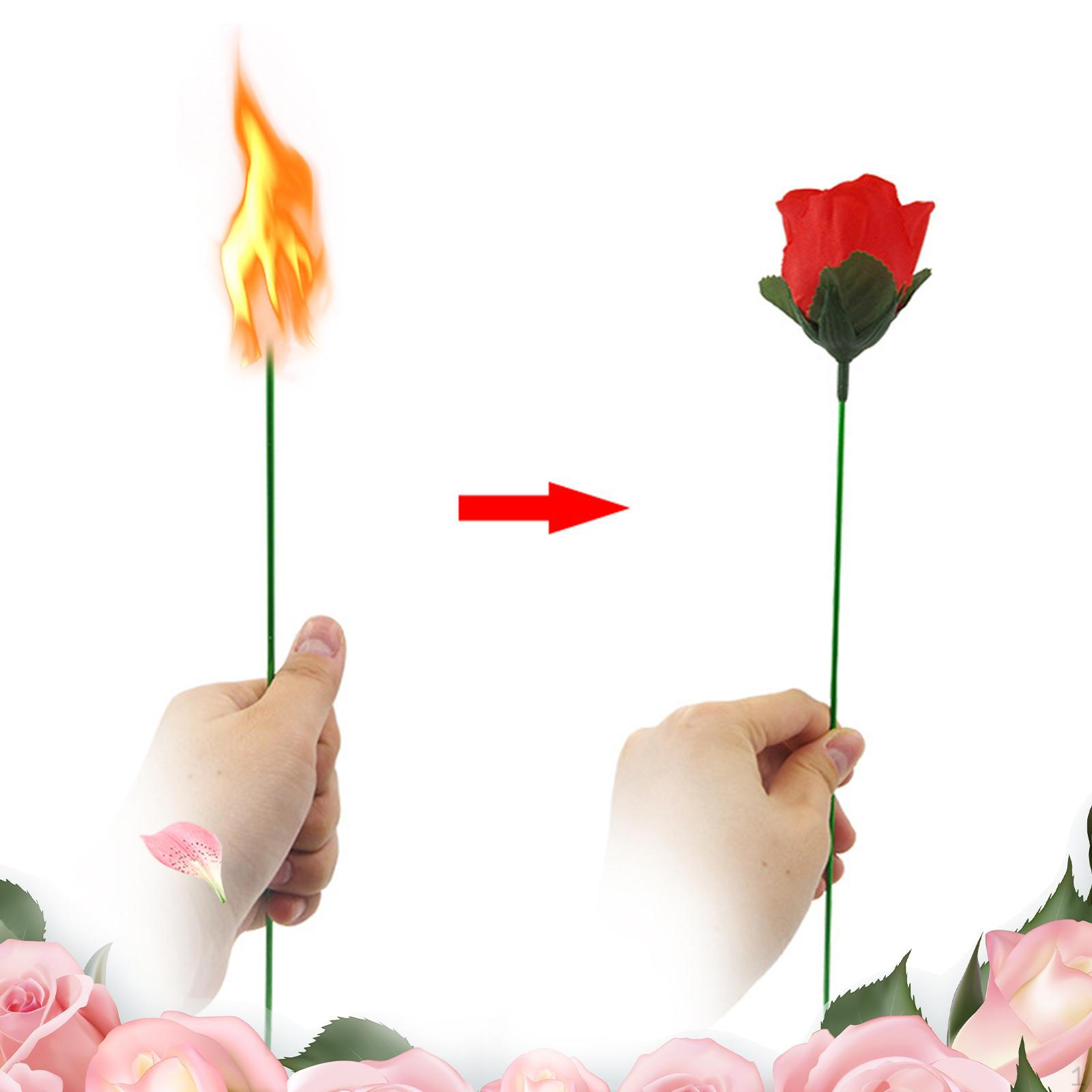 

Реквізит Трюк Квітка Факел до Рози Дорослий Романтик Унікальна сценічна вулична вечірка для червоний