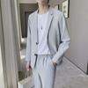 Men's Korean Style Casual and Trendy Single-Sleeve Jackets