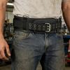 Ceinture de travail robuste avec 4 anneaux en D métalliques Ceinture rembourrée confortable Pour les ouvriers du bâtiment et les artisans