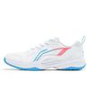 Li Ning Flying Eagle Slip Resistant, Abrasion Resistant, Breathable Badminton Shoes Unisex White Blue AYTU001-2