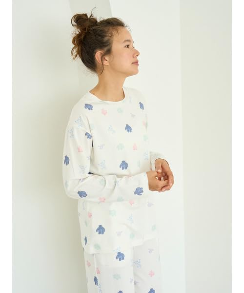 Gelato Pique PIQUE MONSTER Monster Print Pullover PWCT244290 GRY Free Size Women's