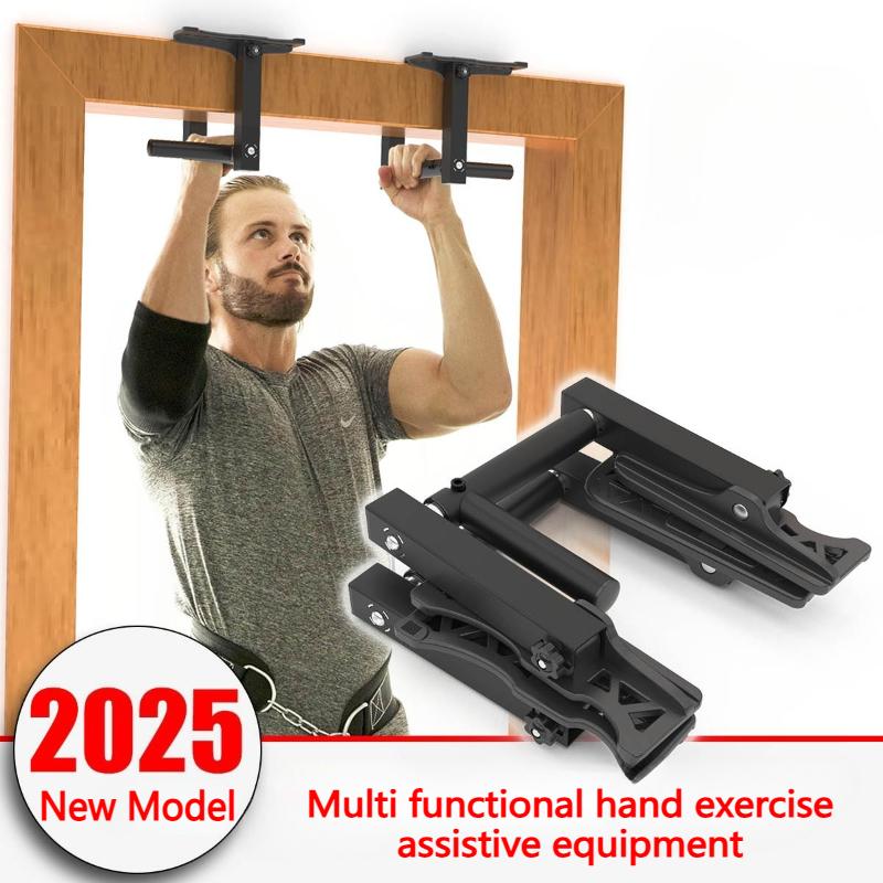 2PCS Door Pull Rod Strength Training Handle, Portable Home Exercise Multifunctional Wall Mounted Auxiliary Fitness Equipment