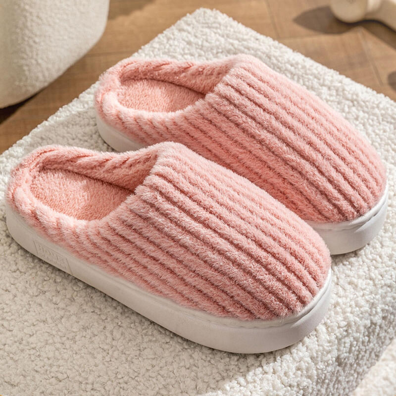 Mubble Pastell Mysiga Mikrofiber Vinterpäls Tofflor