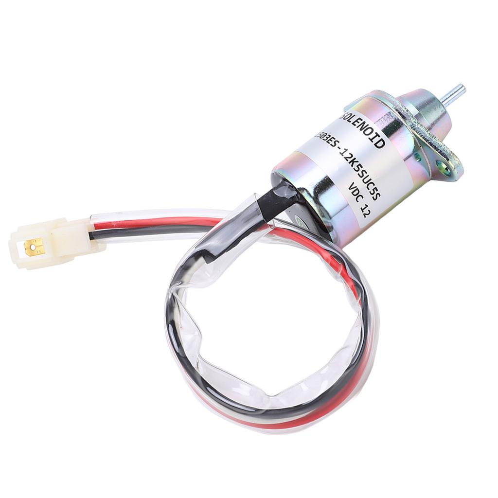 12V Fuel Shut Off Solenoid Valve 1503ES 12K5SUC5S Replacement For John Deere 355D Lawn Tractor