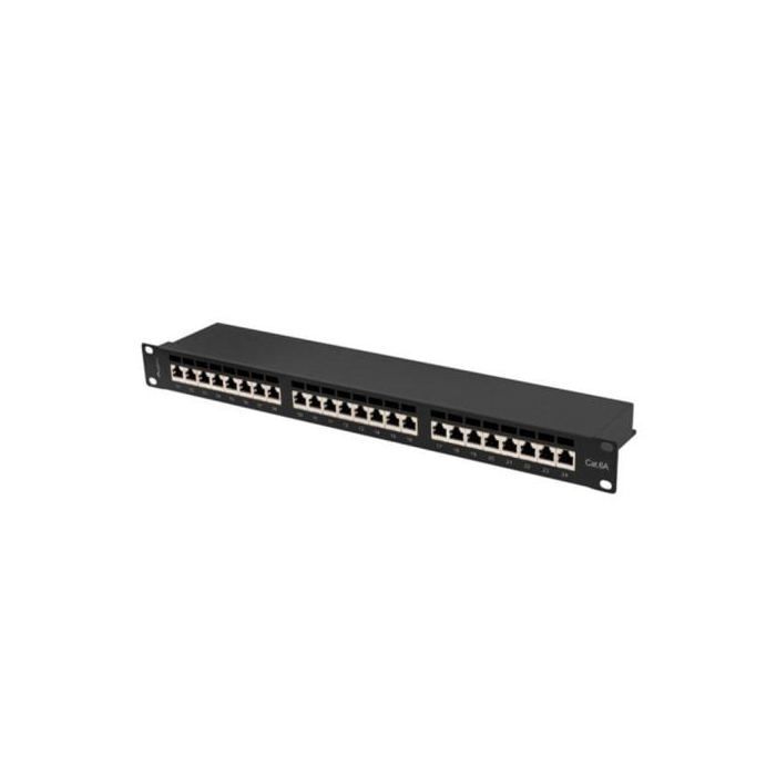 Patch Panel LANBERG PPSA-1024-B 24 Ports 1U CAT.6A FTP Noir