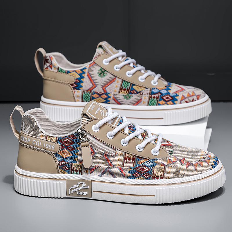 Men's Shoes 2026 Summer New Men's China-Chic Personalized Sports Board Shoes Low Top Outdoor Casual Shoes for Students