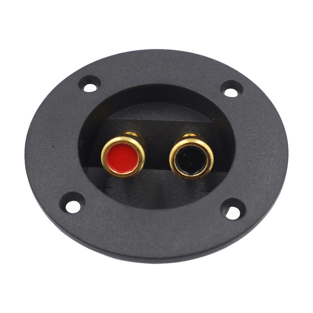 Square Pillar Speaker Cable Hole 48-75) Box Circle 2 Copper (install Wire Junction Acoustic Terminal Binding Post Support Amt