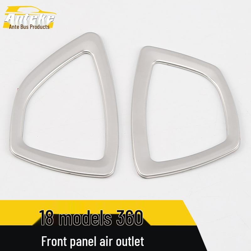 Fits 18 Models: 360° Front Panel Air Outlet Bright Ring and AC Decorative Sticker.