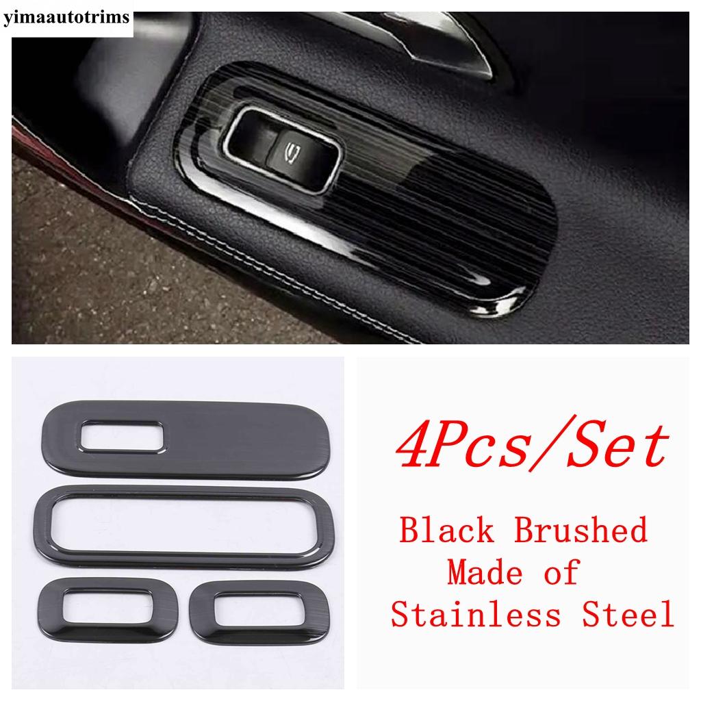 Car Inner Door Armrest Window Lift Button Control Panel Cover Trim Metal Accessories For Benz A Class W177 A200 A220  - 2024