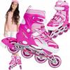 Adjustable Roller Skates Women's Recreational Skates Rubber Wheels 39-42