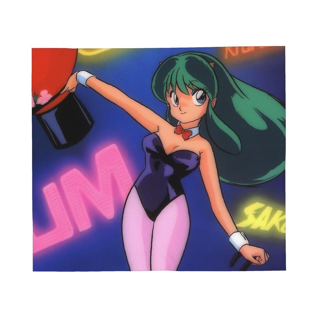 Urusei Yatsura Lum Decke Fleece Herbst/Winter Weltraummädchen Tragbar Ultra-Weich Überwurfdecke für Bett Draußen Plüsch Dünne Steppdecke