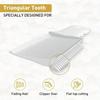 Professional Barber Hair Cutting Comb, Heat Resistant Bleach Brush for Highlighting, Flat Mixing Tint Brush, Salon Styling Tool
