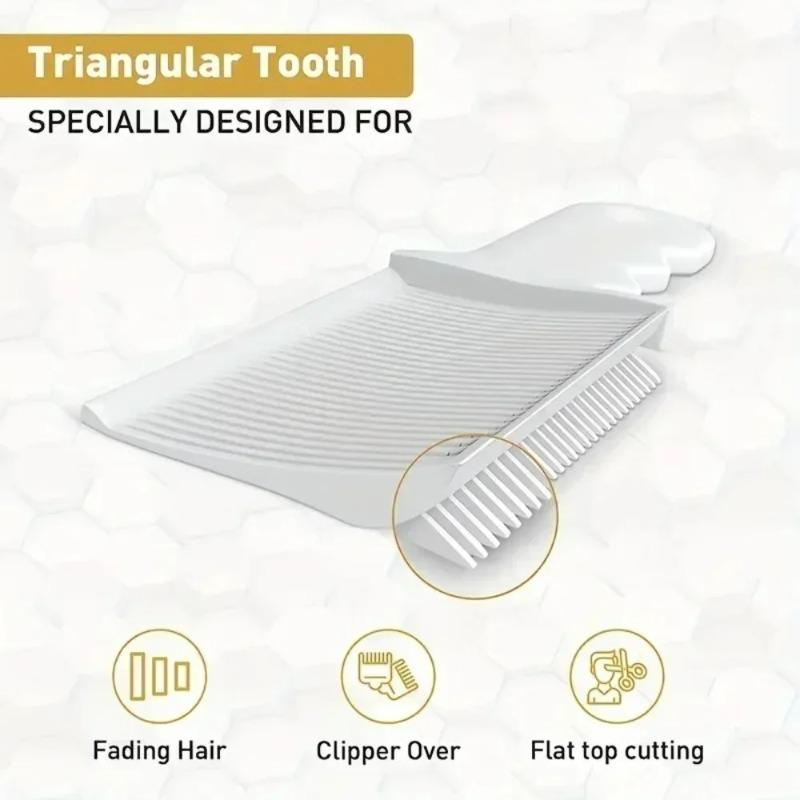 Professional Barber Hair Cutting Comb, Heat Resistant Bleach Brush for Highlighting, Flat Mixing Tint Brush, Salon Styling Tool
