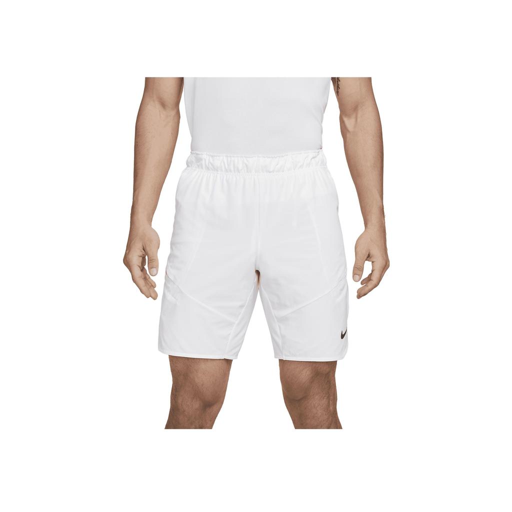 Nike Solid Color Brand Logo Lace-Up Shorts Men shorts White DD8331-100