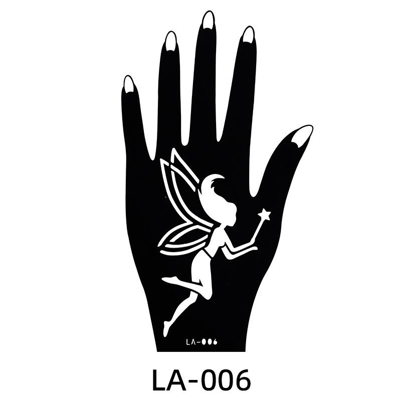 Hollow Tattoo Sticker Waterproof Indian Hannah Tattoo Template Hand Painted Diy Painted Hand Tattoo