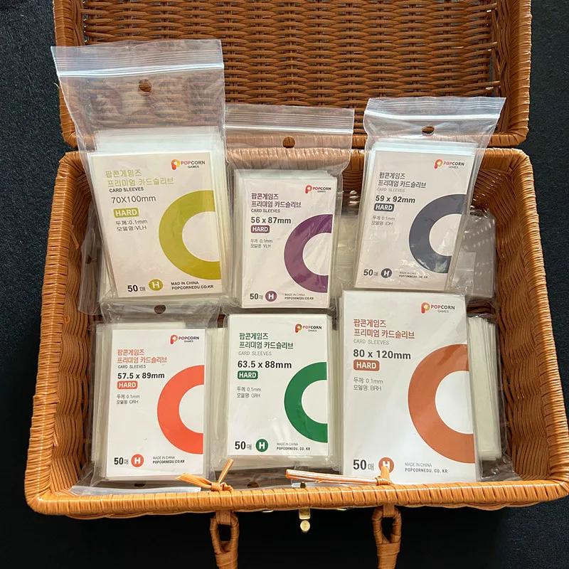 50 Pieces Card Film Protective Film Transparent Card Holder CPP Album Binder Suitable for Camera Storage Album Protection