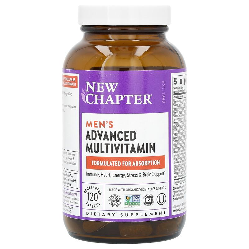Men's Advanced Multivitamin, 120 Vegetarian Tablets