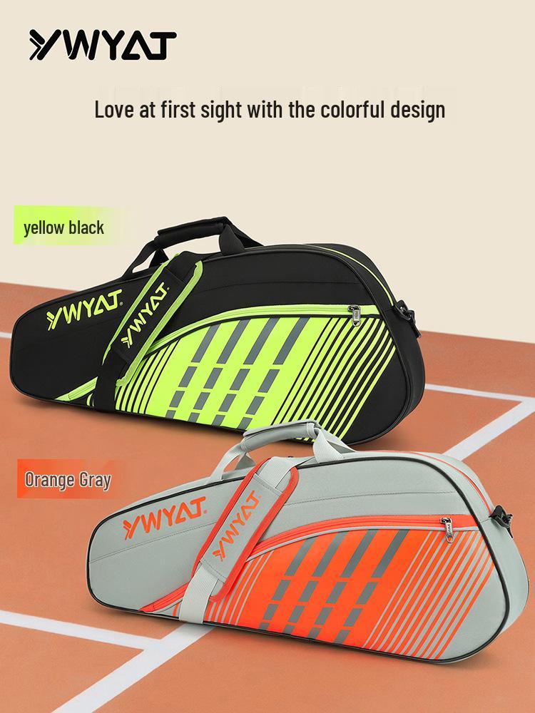 2025 Unisex Pro Badminton & Tennis Backpack: Extra Large, Water-Repellent with Racket Compartment