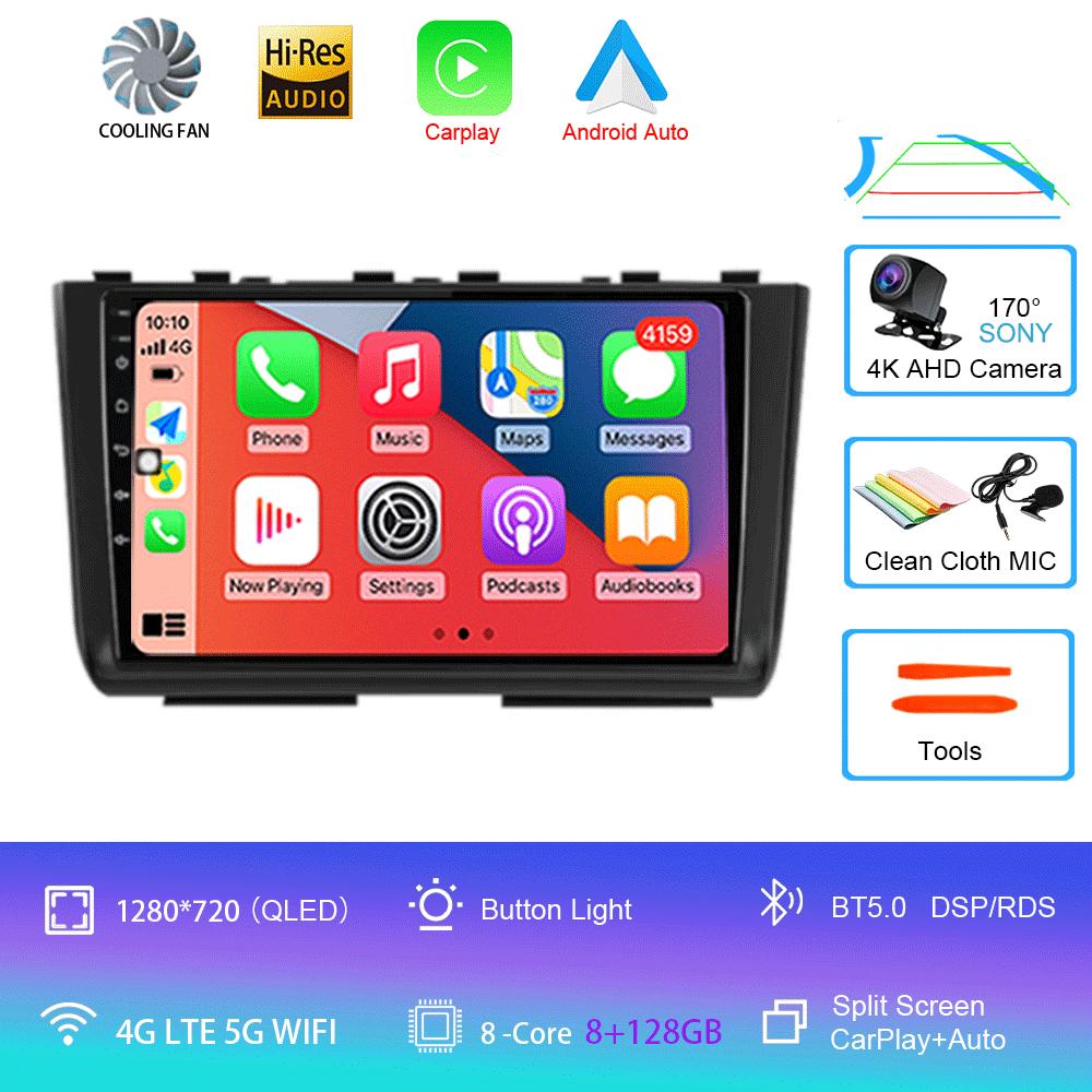 Car Radio Android 14 Carplay For Hyundai Creta 2 IX25 2020 2021 Multimedia Video Player Navigation GPS Stereo Head Unit No 2din