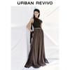UR 2024 Summer Designer Series Women's Textured Drape Wide-Leg Pants