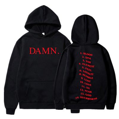 Cholerny raper Kendrick Lamar bluza z kapturem Pglang Mr Morale & The Big Steppers Album Tracklist bluza unisex damski sweter hiphopowy