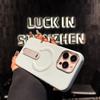 Applicable To Apple 16promax Leather Magnetic Mobile Phone Case All-inclusive iPhone15 Standing Bracket Mobile Phone Case