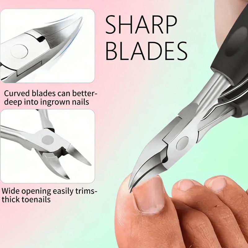 Xiaomi 7Pcs Professional Pedicure Tool Set Stainless Steel Ingrown Toenail Clipper Cuticle Pusher Foot File Nail Nipper Pedicure Tool