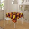 Autumn Pumpkin Waterproof Tablecloth Holiday Wedding Party Decor Fall Thanksgiving Maple Leaf Table Cover For Dining Table Decor